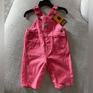 NWT Carhartt Pink Jean Overalls